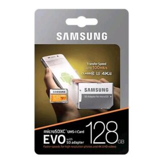 SAMSUNG MICRO SD EVO 128GB UHS-I CLASSE 10 ADATTATORE INCLUSO