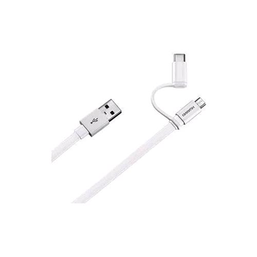 HUAWEI CAVO DATI USB TO MICRO-USB / TYPE-C HUAWEI WHITE