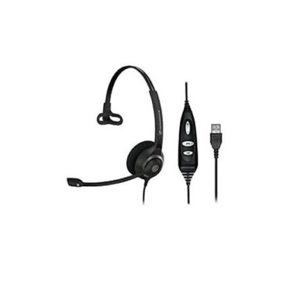 SENNHEISER CUFFIA MONO CON MICROFONO PROFESSIONALE USB COLORE NERO