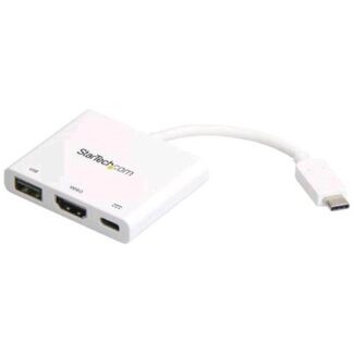 STARTECH CDP2HDUACPW DOCKING STATION INTERFACCIA USB 3.0 TYPE C 1xUSB 3.0 TYPE A 1xUSB 3.0 TYPE C 1xHDMI COLORE BIANCO