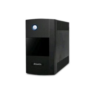 ATLANTIS LAND A03-S1000LE UPS 600W/1.000Va 3xSHUCKO DURATA A META' CARICO IN BLACKOUT 4MIN COLORE NERO