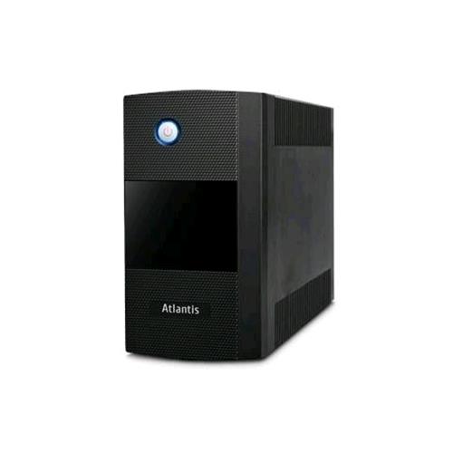 ATLANTIS LAND A03-S1000LE UPS 600W/1.000Va 3xSHUCKO DURATA A META' CARICO IN BLACKOUT 4MIN COLORE NERO