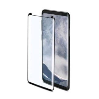 CELLY SAMSUNG GALAXY S9 PLUS 3D GLASS PROTEGGI SCHERMO IN VETRO TEMPERATO COLORE NERO