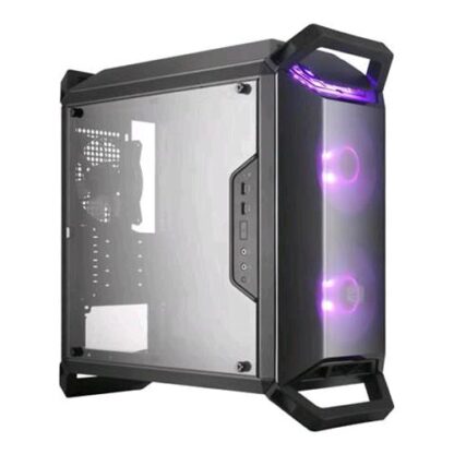 COOLER MASTER MASTERBOX Q300P CASE MIDI-TOWER 2 VENTOLE ANTERIORI 120mm INSTALLATE ILLUMINAZIONE RGB PANNELLO TRASPARENTE COLORE NERO