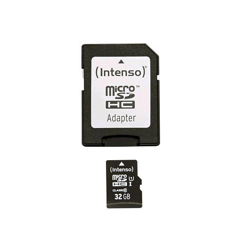 INTENSO MICRO SDHC 32GB CLASSE 10 CON ADATTATORE