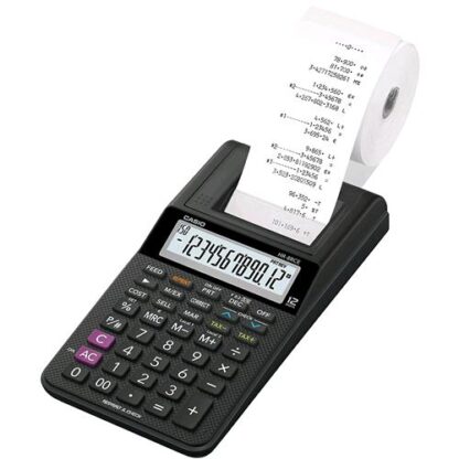 CASIO HR-8RCE-BK-S-EC CALCOLATRICE SCRIVENTE