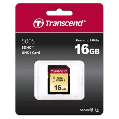 TRANSCEND 16GB UHS-I U1 SD CARD MLC