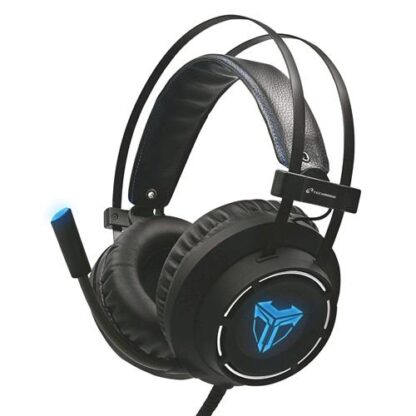 TECHMADE TM-M06L CUFFIE GAMING CON MICROFONO PER PC/CONSOLE NERO/BLU
