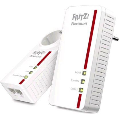 AVM FRITZ POWERLINE 1260E KIT 2 POWERLINE (1260E + 1220E) / 1200 MBIT / S / INTERFACCE 1 X GIGABIT ETHERNET