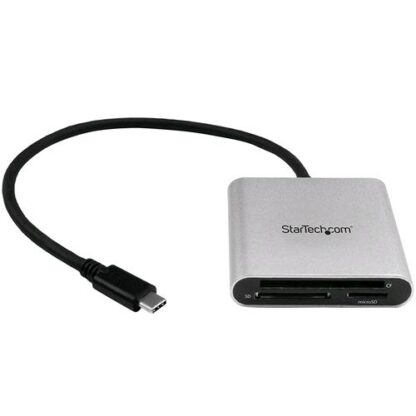 STARTECH LETTORE SCHEDE ESTERNO CARD USB-C 3.1 NERO/ARGENTO
