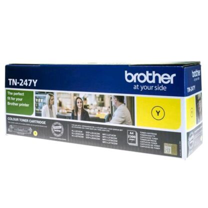 BROTHER TN-247Y TONER ALTA CAPACITA' GIALLO 2.300 PAG PER HLL3210CW / HLL3230CDW / HLL3270CDW / DCPL3550CDW / MFCL3730CDN / MFCL3750CDW / MFCL3770CDW