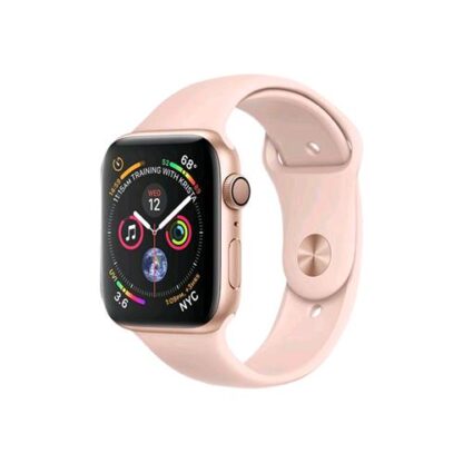 APPLE WATCH SERIE 4 GPS CASSA 44mm ALLUMINIO GOLD CON CINTURINO SPORT ROSA SABBIA