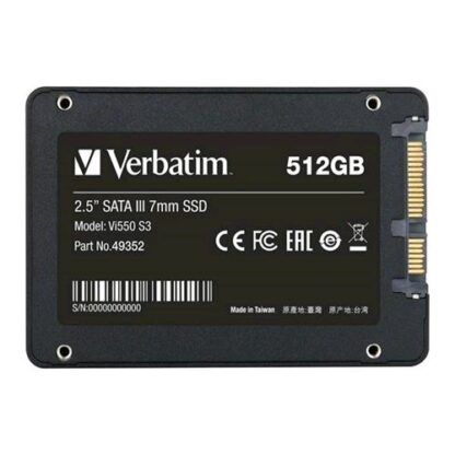 VERBATIM Vi550 SSD 512GB SATA III 2.5"