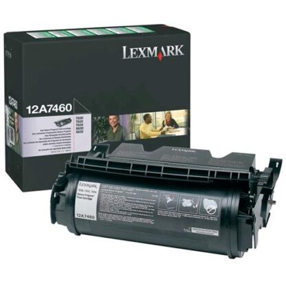 LEXMARK 12A7460 TONER NERO 5.000 PAGINE T630 / 632 / 634 / X630 / 632E