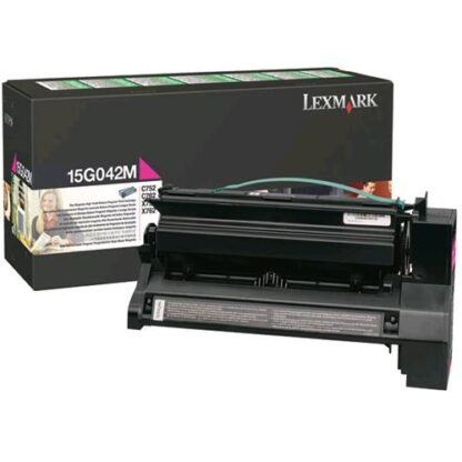 LEXMARK 15G042M TONER MAGENTA 15.000 PAGINE