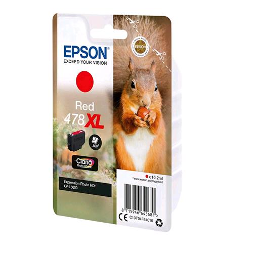 EPSON 478 XL CARTUCCIA INK-JET 10.2 ML ROSSO