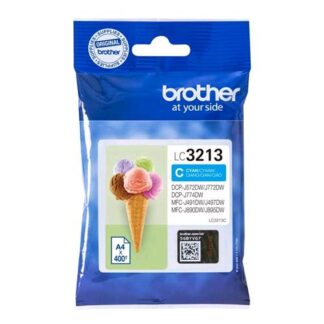 BROTHER LC-3213C CARTUCCIA CIANO PER DCP-J772DW / DCP-J774DW / MFC-J890DW / MFC-J895DW 400 PAGINE