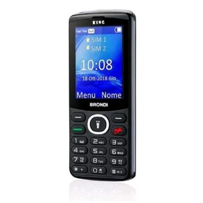 BRONDI KING DUAL SIM 2.4" FOTOCAMERA RADIO FM ITALIA BLACK