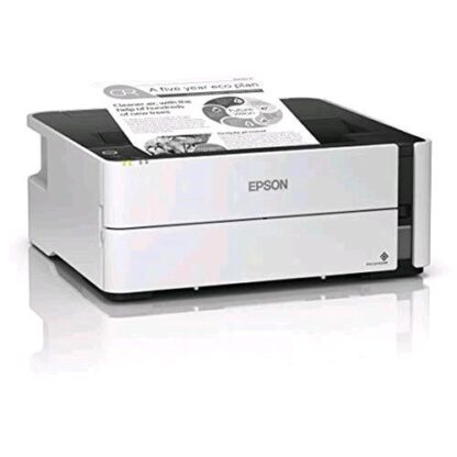 EPSON ECOTANK ET-M1180 STAMPANTE INK-JET B/N A4 39ppm 1200x2400 DPI WI-FI ITALIA NERO/BIANCO