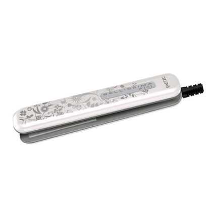 IMETEC HS 500 BELLISSIMA MINI PIASTRA PER CAPELLI 25W PIASTRE IN CERAMICA ARGENTO/BIANCO