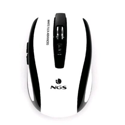 NGS FLEA ADVANCED RF MOUSE WIRELESS OTTICO 1.600 DPI NERO/BIANCO