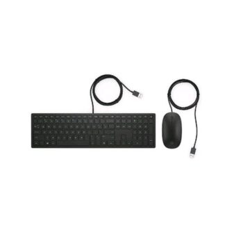 HP 4CE97AA PAVILION TASTIERA E MOUSE USB 400 DPI COLORE NERO