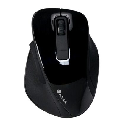 NGS BOW MOUSE OTTICO WIRELESS 1.600 DPI 5 TASTI COLORE NERO