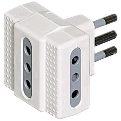 BTICINO S3603D ADATTATORE TRIS 3 PRESE 10A SPINA 10A COLORE BIANCO