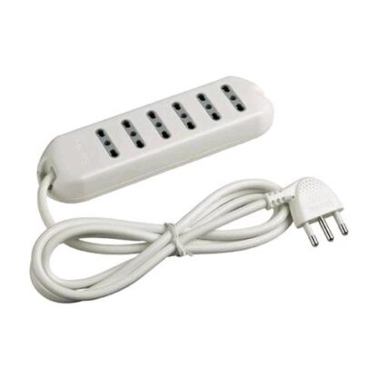 BTICINO 3631D MULTIPRESA SLIM 6 PRESE BIPASSO 10A/16A COLORE BIANCO