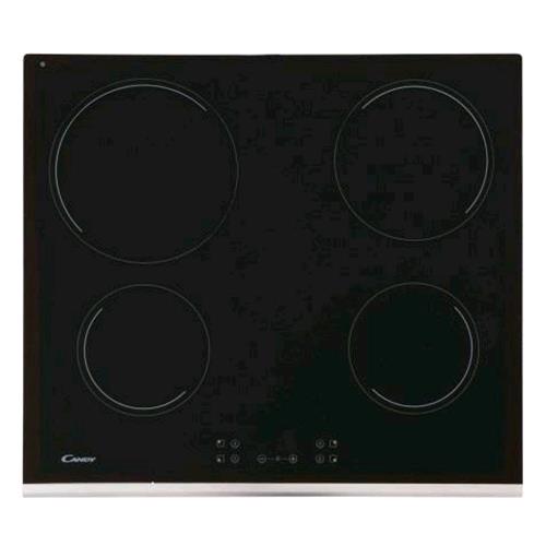 CANDY CH64XB PIANO COTTURA AD INCASSO VETROCERAMICA 4 ZONE COTTURA COLORE NERO