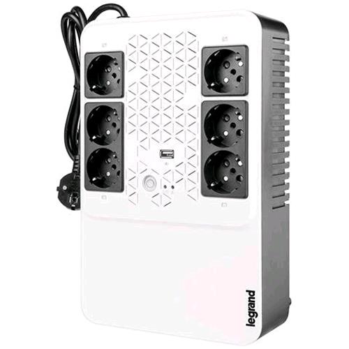 LEGRAND KEOR MULTIPLUG UPS A LINEA INTERATTIVA 360 W 600 Va GERMAN VERSION COLORE GRIGIO