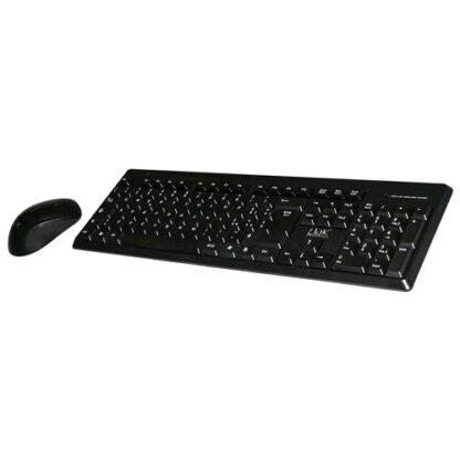 LINK LKTAST03 KIT TASTIERA LAYOUT ITALIANO + MOUSE 1.000 DPI WIRELESS COLORE NERO