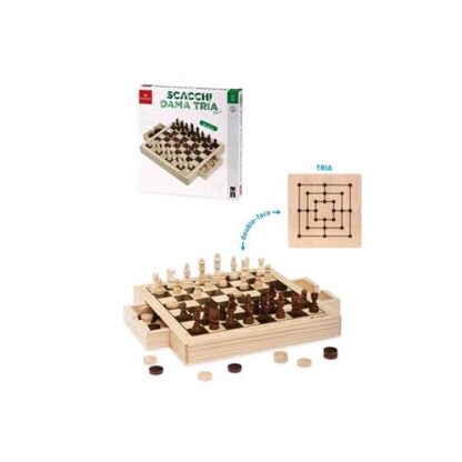 DAL NEGRO SCACCHI DAMA TRIA BASIC