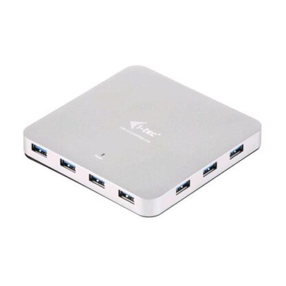 I-TEC U3HUBMETAL10 HUB DI INTERFACCIA 10 USB 3.0 TYPE-A 5000 MBIT/S ARGENTO