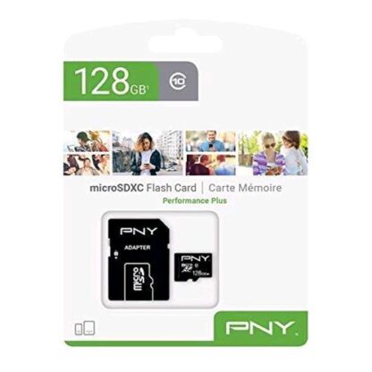 PNY PERFORMANCE PLUS 128GB MICRO SDXC CLASSE 10 + ADATTATORE