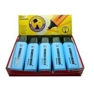 STABILO BOSS ORIGINAL EVIDENZIATORE BLU 10 Pz