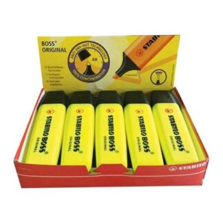 STABILO BOSS ORIGINAL EVIDENZIATORE GIALLO 10 Pz