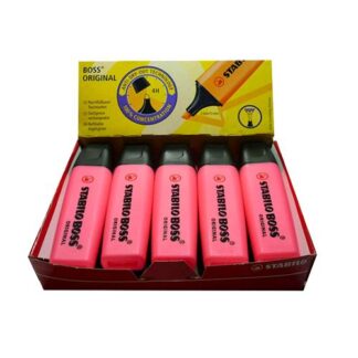 STABILO BOSS ORIGINAL EVIDENZIATORE ROSA 10 Pz