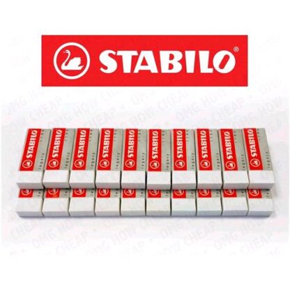 STABILO LEGACY 1186 GOMMA PER CANCELLARE BIANCA SENZA PVC CONF 20 Pz.