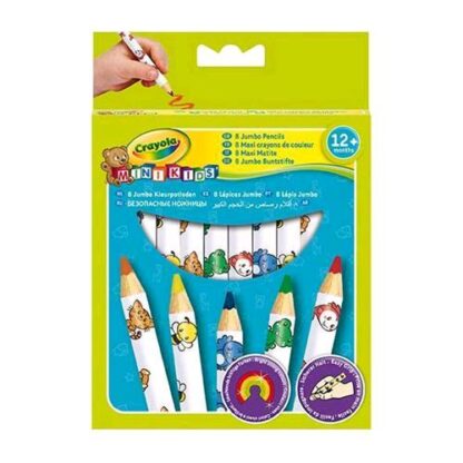 CRAYOLA MINI KIDS MAXI MATITONI COLORATI 8 Pz.