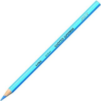 GIOTTO SUPERMINA PASTELLI 3.8 mm CONFEZIONE MONO COLORE CELESTE 12 Pz.