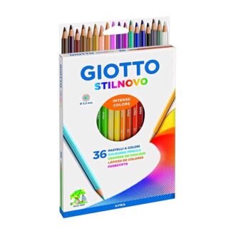 GIOTTO STILNOVO PASTELLO 3.3 mm COLORI ASSORTITI CONF 36 Pz.