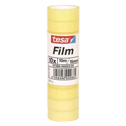 TESA FILM NASTRO ADESIVO 15MMx10M CONF. 10 Pz.