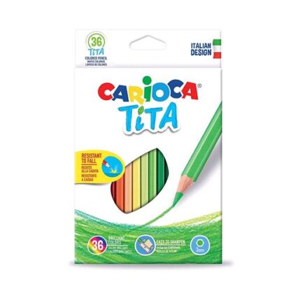 CARIOCA TITA PASTELLI 3 mm COLORI ASSORTITI CONF 36 Pz.