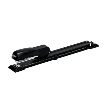 RAPID E15 CUCITRICE DA TAVOLO A BRACCIO LUNGO CARICAMENTO ANTERIORE 20 FOGLI TIPO PUNTE SERIE 24/6 MM NERO