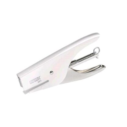 RAPID S51 CUCITRICE A PINZA CARICAMENTO POSTERIORE 12 FOGLI TIPO PUNTI PASSO 64 MM COLORE BIANCO