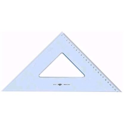 ARDA LINEA UNI SQUADRA POLIESTERE SMUSSO, TIRACHINA E BORDO INTERNO 45� 35CM