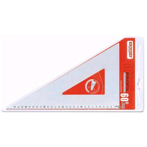 ARDA SQUADRA IN ALLUMINIO MILLIMETRATA 60� 30 CM