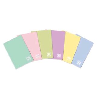 BLASETTI MAXI ONE COLOR PASTEL QUADERNO A4 80GR RIGHE 0C 40 FOGLI CONF 10 Pz.