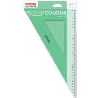 ARDA KEEP COLOUR PASTEL SQUADRA CON SMUSSO TIRACHINA E BORDO INTERNO 60� 30 CM